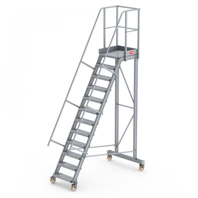 Altrex Podesttreppe fahrbar 60EUR 12 Stufen