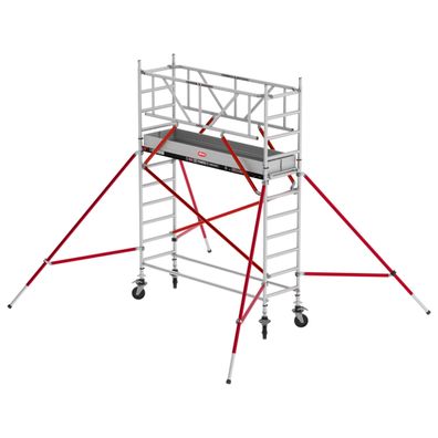 Altrex Fahrgeruest RS Tower 51 Aluminium mit Holz-Plattform 4,20m AH schmal 0,75x1,8