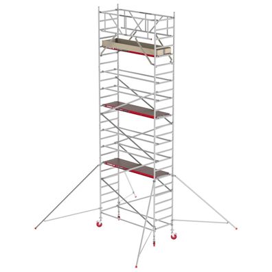 Altrex Fahrgeruest RS Tower 41 PLUS Aluminium ohne Safe-Quick® mit Holz-Plattform 8