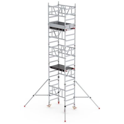 Altrex MiTower 1-Personen-Geruest Aluminium mit Holz-Plattform 0,75x1,27m 6,20m AH