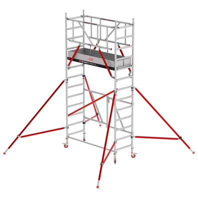 Altrex Klappgeruest RS Tower 54 Aluminium Holz-Plattform 0,75x1,85m ohne Safe-Quick