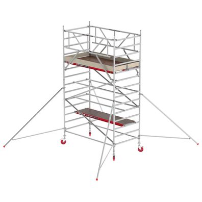 Altrex Fahrgeruest RS Tower 42 Aluminium mit Holz-Plattform 5,20m AH 1,35x2,45m