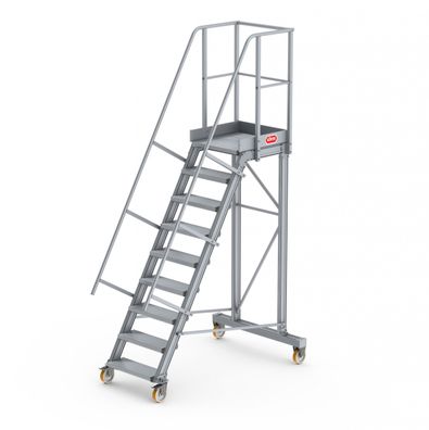 Altrex Podesttreppe fahrbar 60EUR 9 Stufen