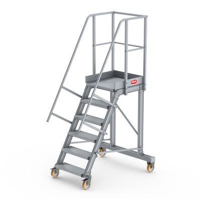 Altrex Podesttreppe fahrbar 60EUR 6 Stufen