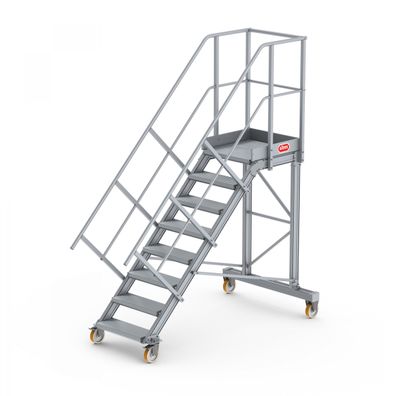 Altrex Podesttreppe fahrbar 45EUR 8 Stufen