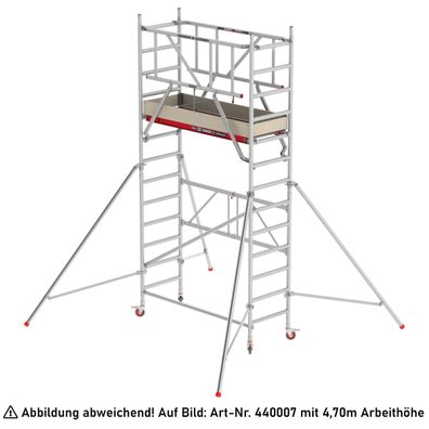 Altrex Fahrgeruest RS Tower 44-POWER Alu mit Holz-Plattform 3,80m AH 0,75x1,85m