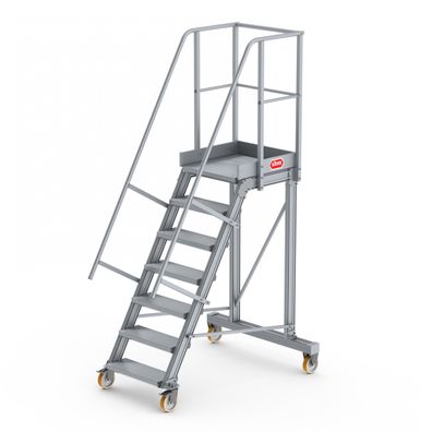 Altrex Podesttreppe fahrbar 60EUR 7 Stufen