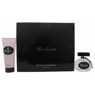 Antonio Banderas Her Secret Geschenkset 50ml EDT + 100ml Body Lotion