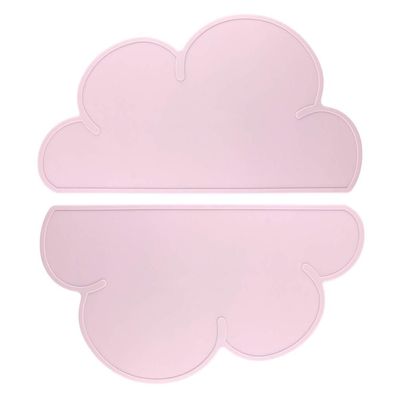 ANSUG Kinder-Tischsets, 2 PC Babywolken aus Silikon, rutschfeste,