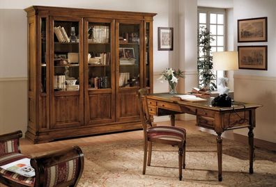 Büro Set Holztisch Stuhl Bücherregal Schreibtisch Regal Schränke 3Tlg. Sets Neu