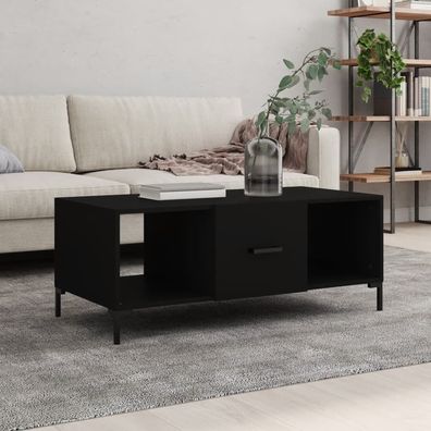 vidaXL Couchtisch Schwarz 102x50x40 cm Holzwerkstoff