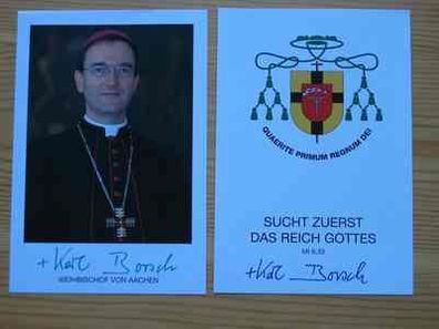 Weihbischof von Aachen Karl Borsch - handsigniertes Autogramm!!!