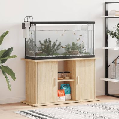 vidaXL Aquariumständer Sonoma-Eiche 101x41x58 cm Holzwerkstoff