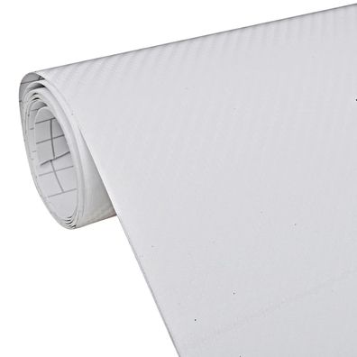 vidaXL Autofolie 3D Weiß 100x150 cm