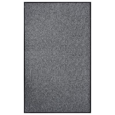 vidaXL Fußmatte Grau 90x150 cm