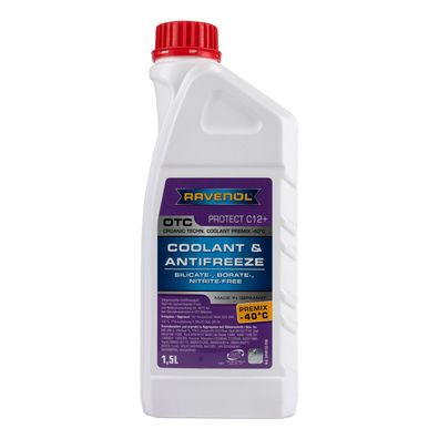 Ravenol OTC Protect C12+ Kühlerfrostschutz Kühlflüssigkeit Lila 1,5L 1,5 Liter