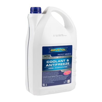 Ravenol HTC Protect MB 325.0 Kühlerfrostschutz Kühlflüssigkeit Blau 5L 5 Liter