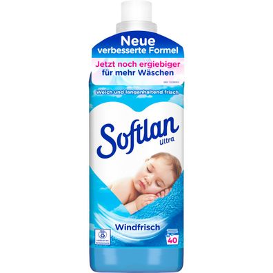 Softlan Weichspüler Ultra Windfrisch langanhaltend frisch 40WL 1000ml