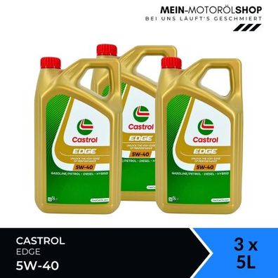 Castrol Edge 5W-40 3x5 Liter