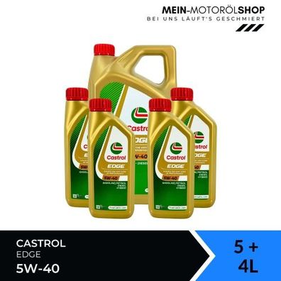 Castrol Edge 5W-40 5 + 4 Liter