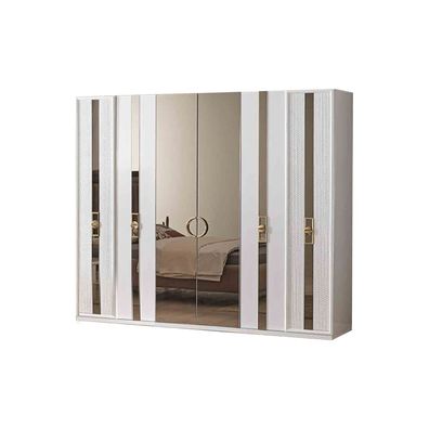 Moderner Weißer Kleiderschrank Große Schlafzimmer Schränke Edle Möbel