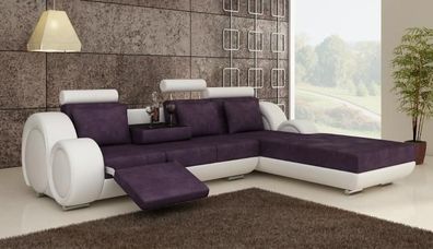 Textilsofa Stoffsofa Wohnlandschaft Couchgarnitur Ecksofa Massfertigung Usb