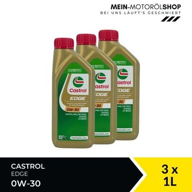 Castrol Edge 0W-30 3x1 Liter