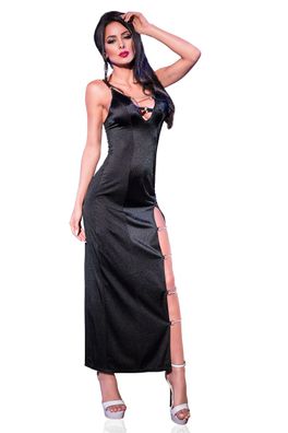 Chilirose Langes Kleid CR4164 schwarz - (L, , ) - Größe: S Farbe: schwarz