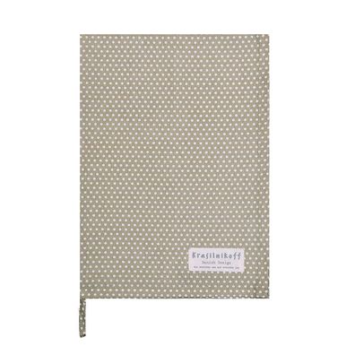 Geschirrtuch MICRO DOTS sage beige weiß Küchentuch von Krasilnikoff