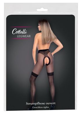 Cottelli Legwear - Strumpfhose ouvert - (2,3,4,5)