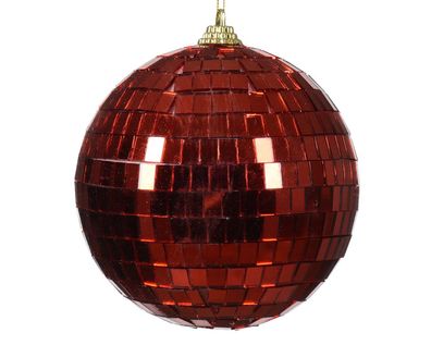 Weihnachtskugeln Schaumstoff d6l6 cm Weihnachtsrot Weihnachten Decoris