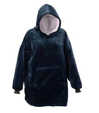 Oversized Hoodie dunkelblau 70x50x87 cm Unique living