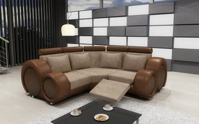 Stoffsofa Textil Wohnlandschaft Sofa Berlinx Relaxfunktion Couch Ecksofa Mit Usb