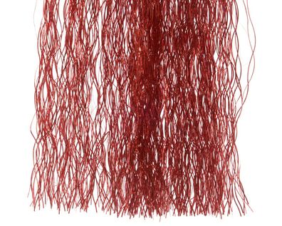 Lametta vinyl l50h40 cm rot/laser Weihnachtsbaumschmuck Weihnachtsdekoration Deco