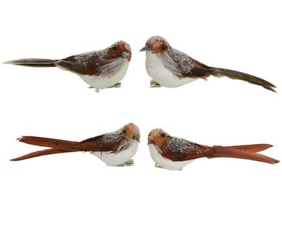 Vogelschaum l4,5b16h5,5 cm braun a4 2pcs Decoris