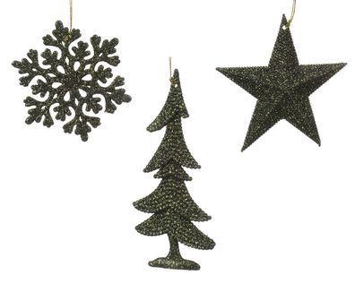 Hängeleuchte plc l0.8b10.5h10.5 cm tannengrün Weihnachten Decoris