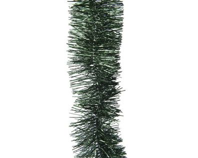 Lametta girlande pvc d7l270 cm grün Weihnachten Decoris