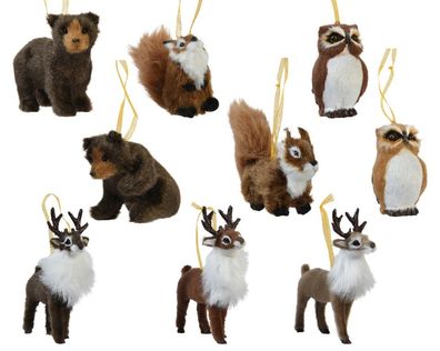 Tiere Kunststoff l3b12h9.5 cm a9 Weihnachten Decoris