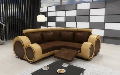 Stoffsofa Wohnlandschaft Sofa Relaxfunktion Couch Ecksofa Massanfertigung Usb