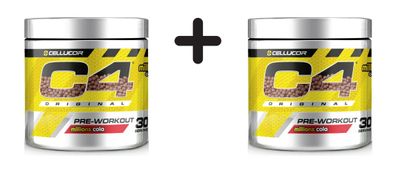 2 x Cellucor C4 Original (30 serv) Millions Cola