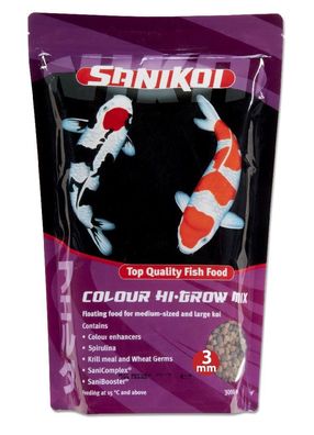 Karpfenfutter Sanikoi Colour Hi Grow Mix 3 mm 3 Liter Velda