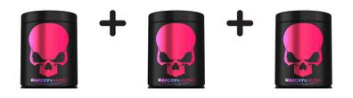 3 x Genius Nutrition WARCRY Amino (300g) Raspberry Candy