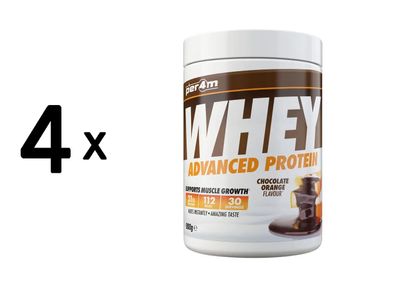 4 x Per4m Whey Advanced Protein (900g) Chocolate Orange