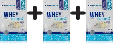 3 x Whey Delicious, White Chocolate Coconut - 700g