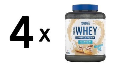 4 x Critical Whey, Cinnamon Bun - 2000g