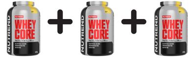 3 x Whey Core, Vanilla - 1800g