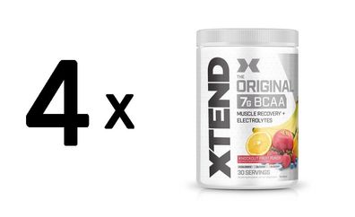 4 x Xtend, Fruit Punch - 396g