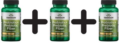 3 x Probiotic+ Prebiotic Fiber - 60 vcaps