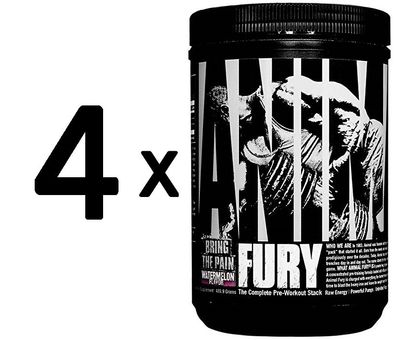 4 x Animal Fury, Watermelon - 480g