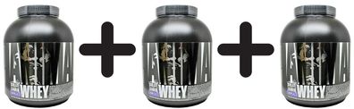 3 x Animal Whey, Vanilla - 2300g